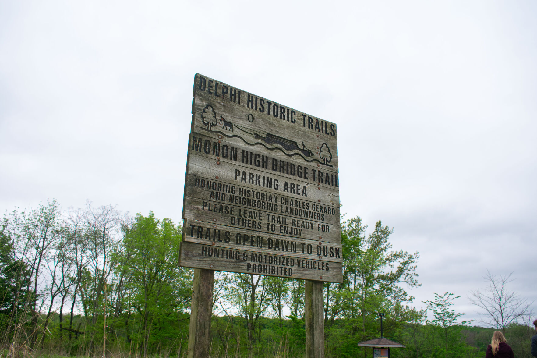 Kelsi German: Trail Sign